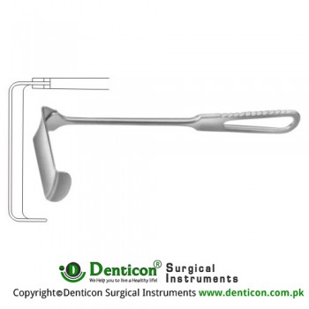 Morris Retractor Stainless Steel, 24.5 cm - 9 3/4" Blade Size 70 x 50 mm